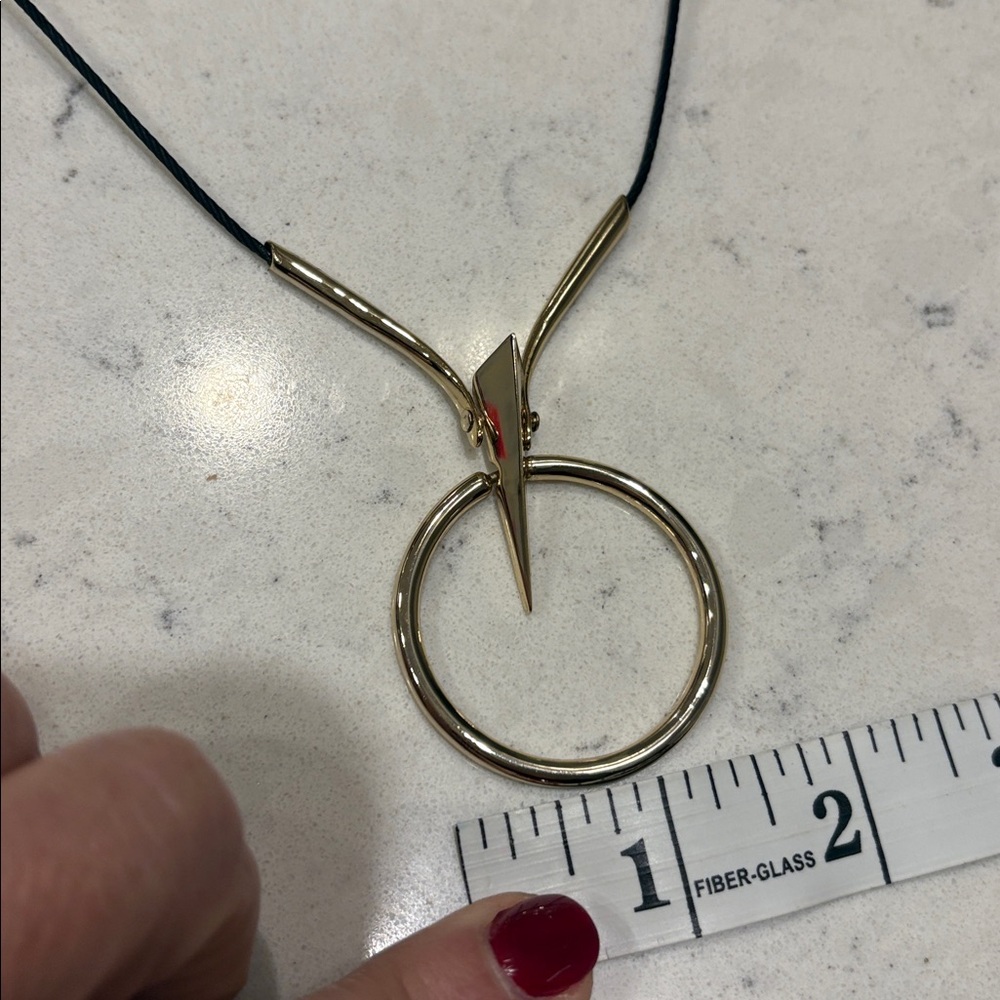 Alexis Bittar | Gold and Black Pendant Necklace - Picture 7 of 7